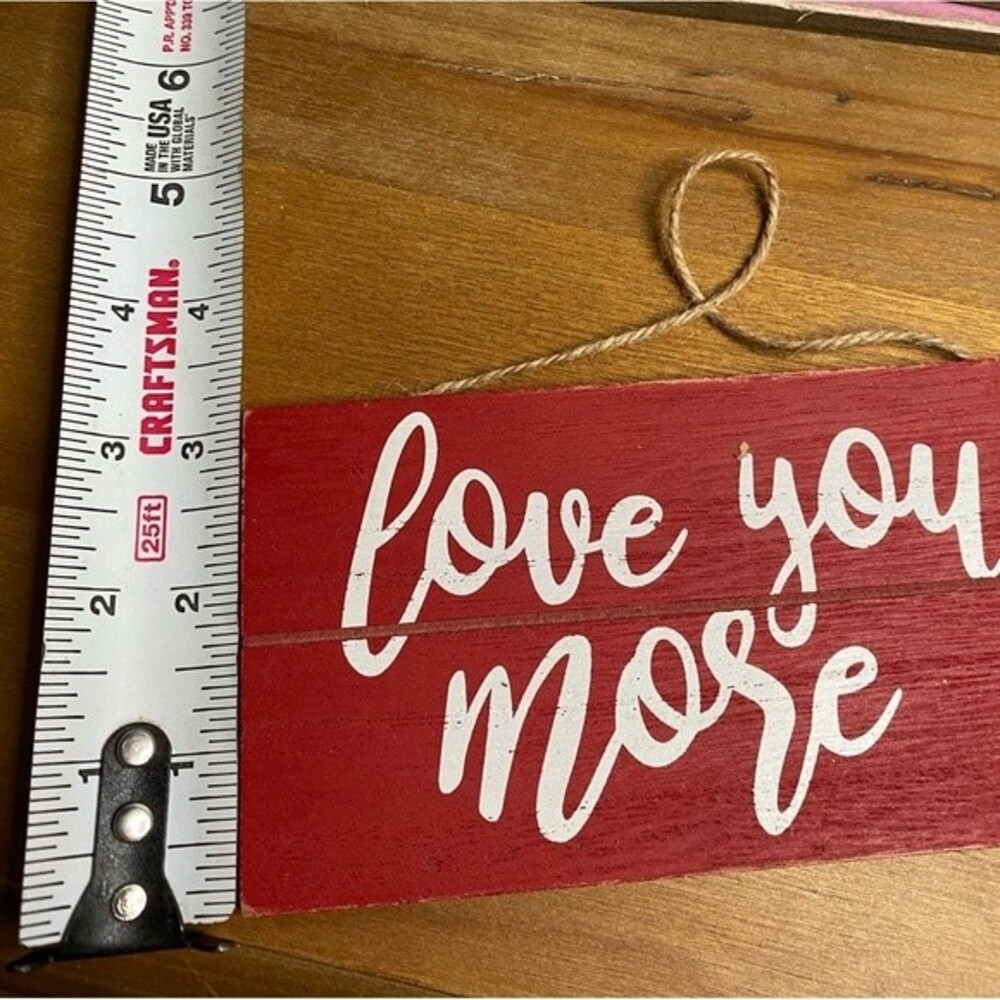 Valentine’s Day Bundle of 3 Rustic love signs Wall decor - Picture 3 of 7